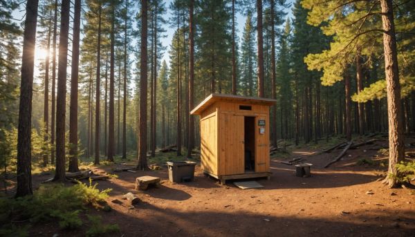 Comment fonctionnent les sanitaires secs du camping ?