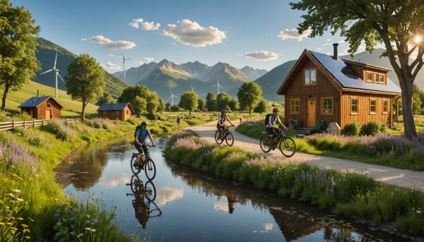 Réduire son empreinte carbone en vacances au vert
