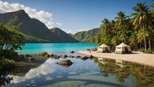 Découvrez les meilleurs campings exotiques avec lagon
